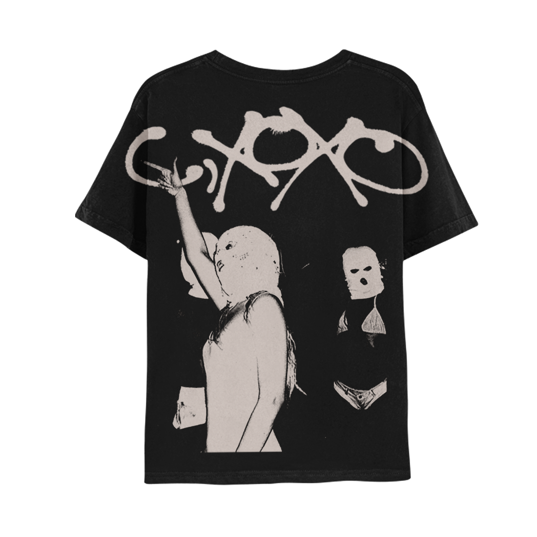 C,XOXO Photo Collage T-Shirt Back
