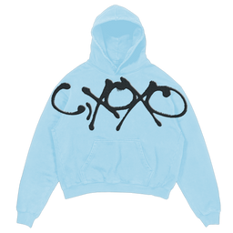 C,XOXO Baby Blue Hoodie - image 1